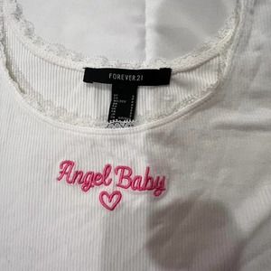 Vintage laced neckline tank from forever 21